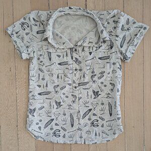 Women's Columbia short-sleeved activewear OR blouse